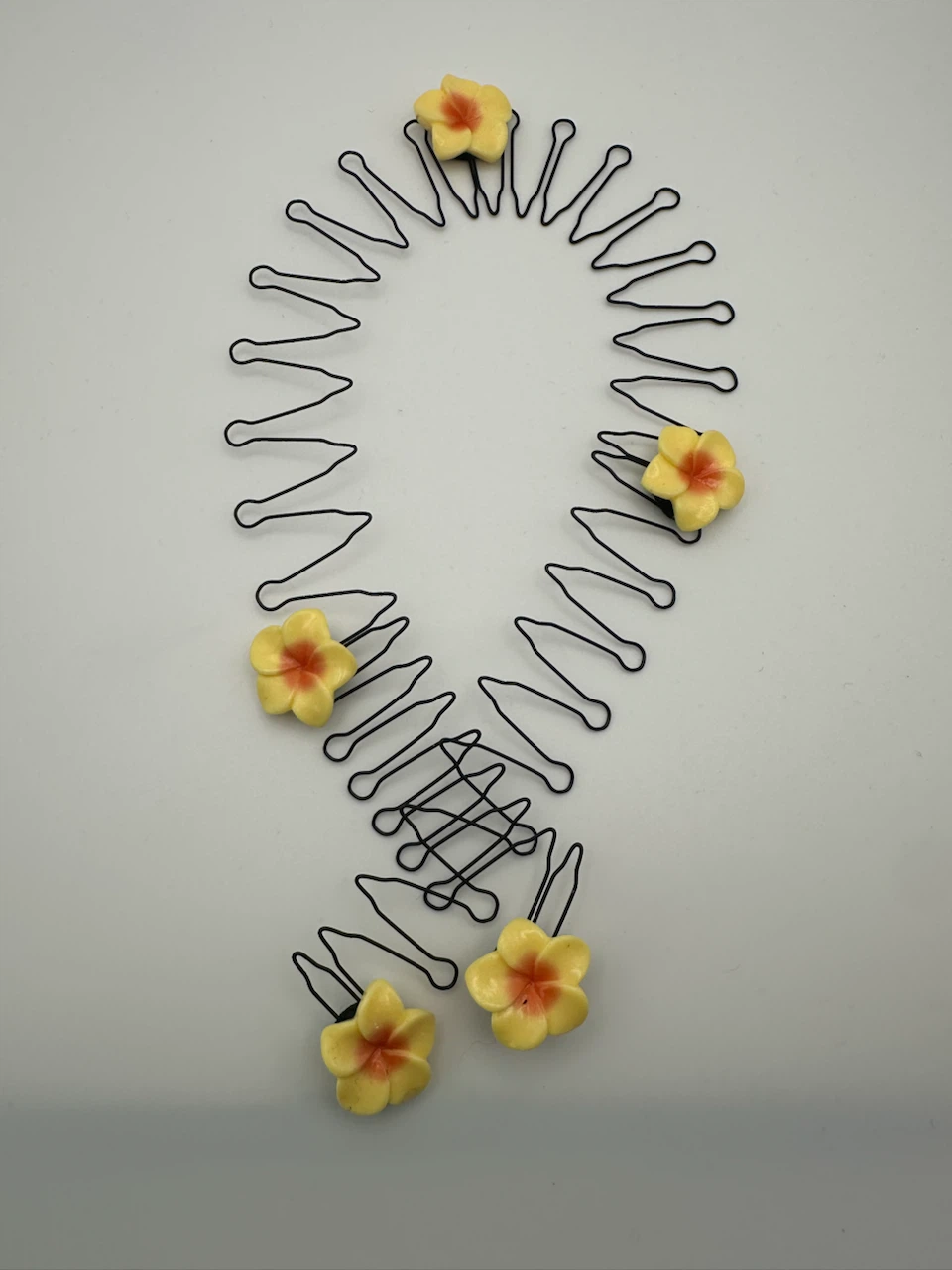 Floral Flexible Hair Comb Band Piece
