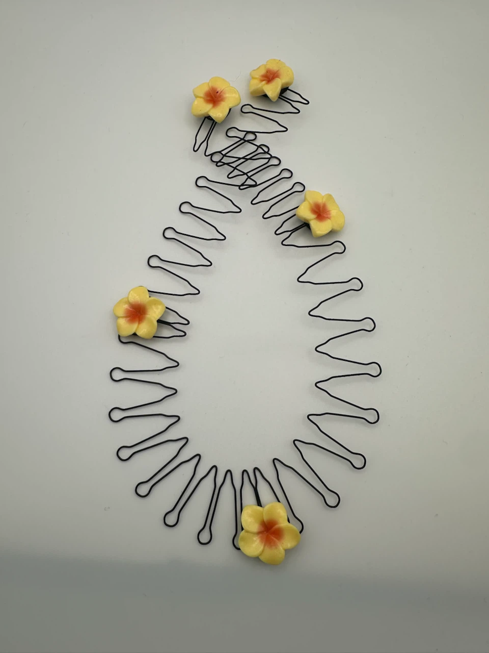 Floral Flexible Hair Comb Band Piece - photo 2