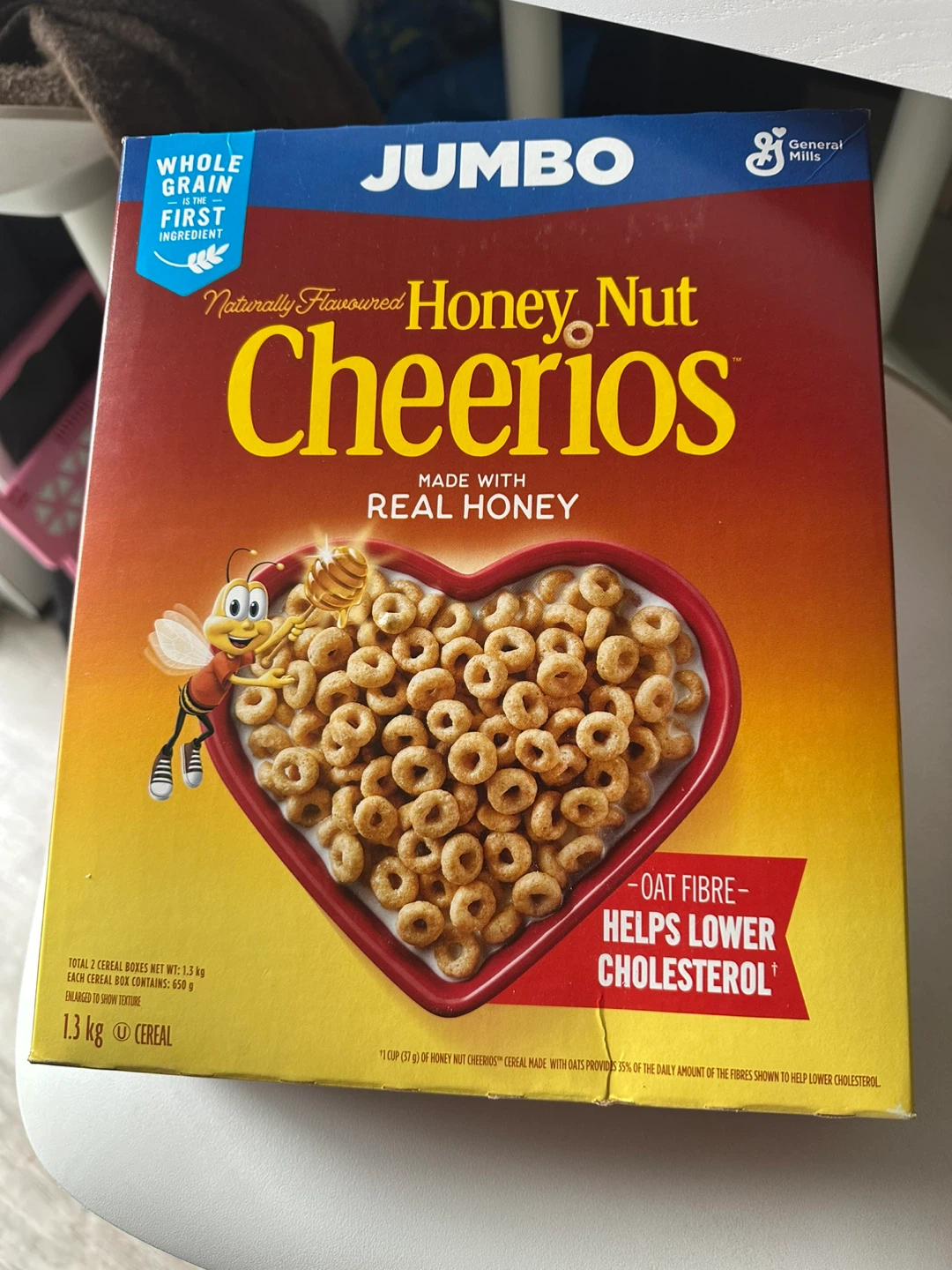 Jumbo Honey Nut Cheerios Cereal