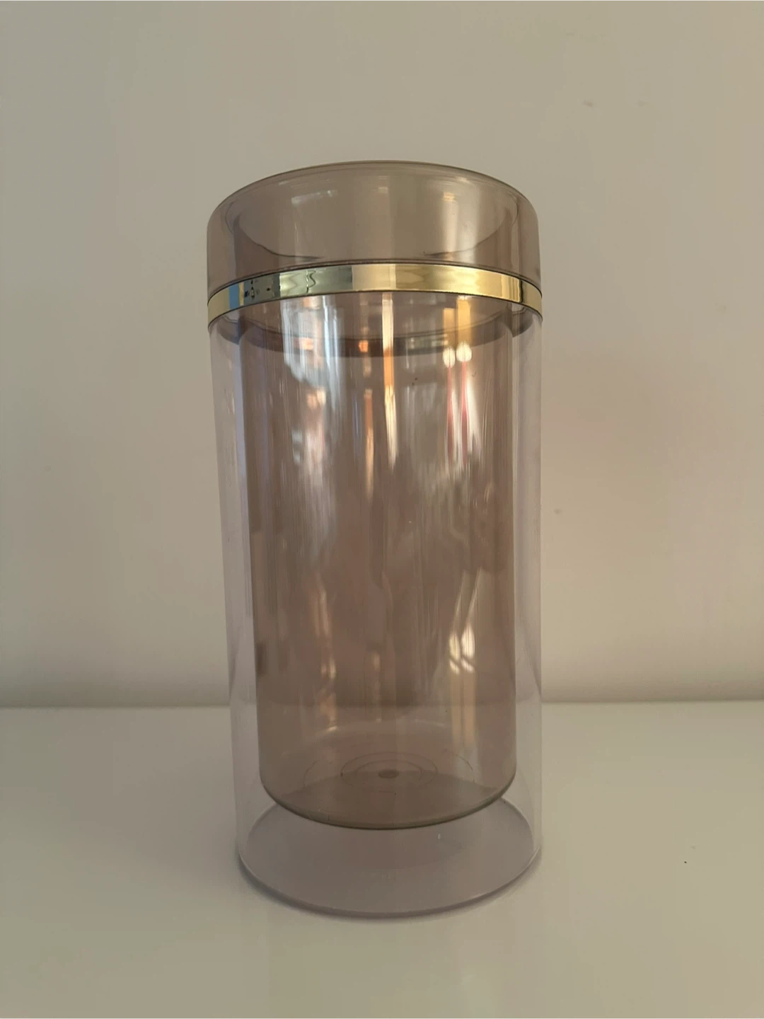 Vintage 1980’s Acrylic Wine Bottle Chiller - photo 3