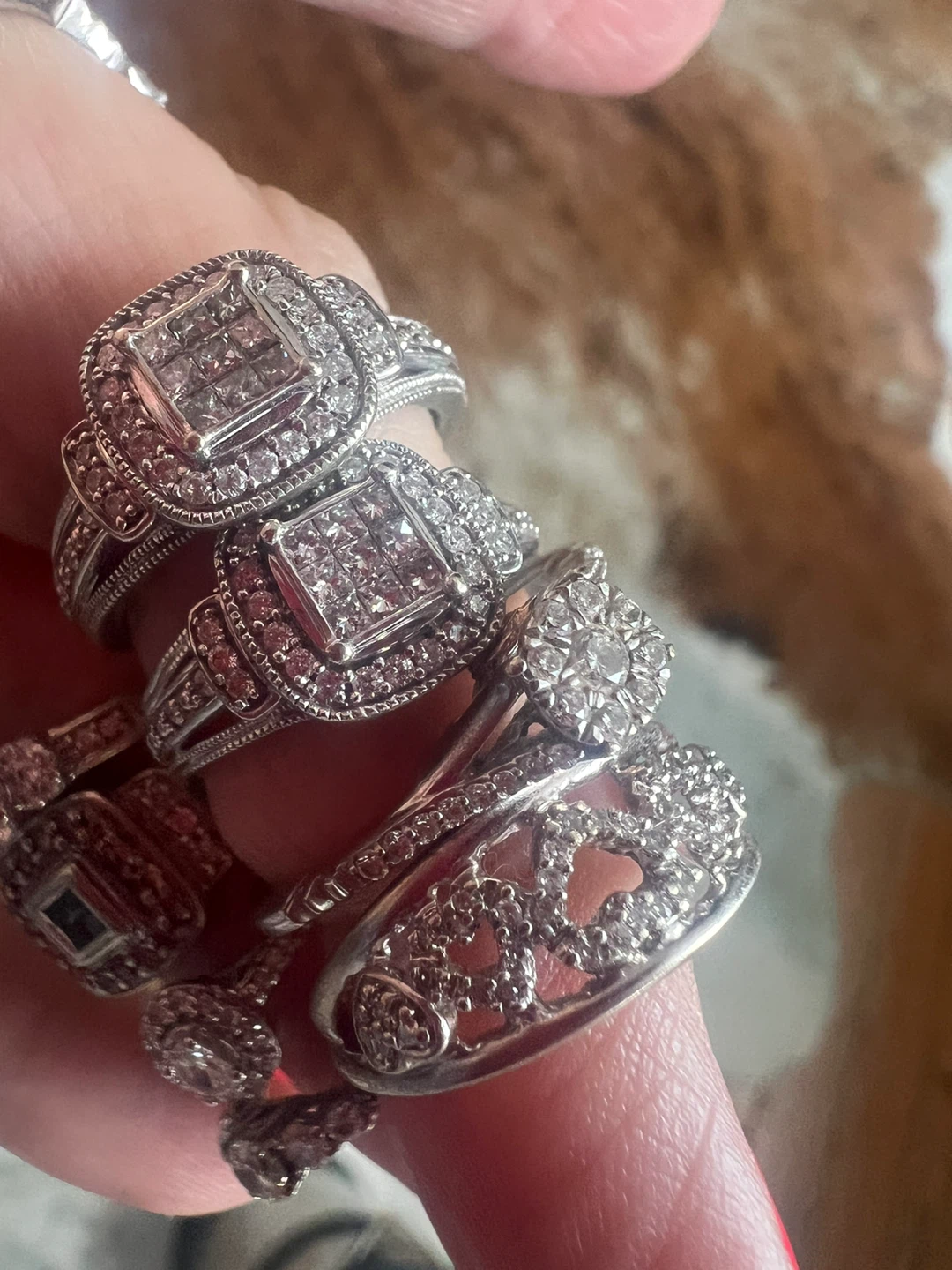 10 k -14 k diamond rings -350 dollars each - photo 4