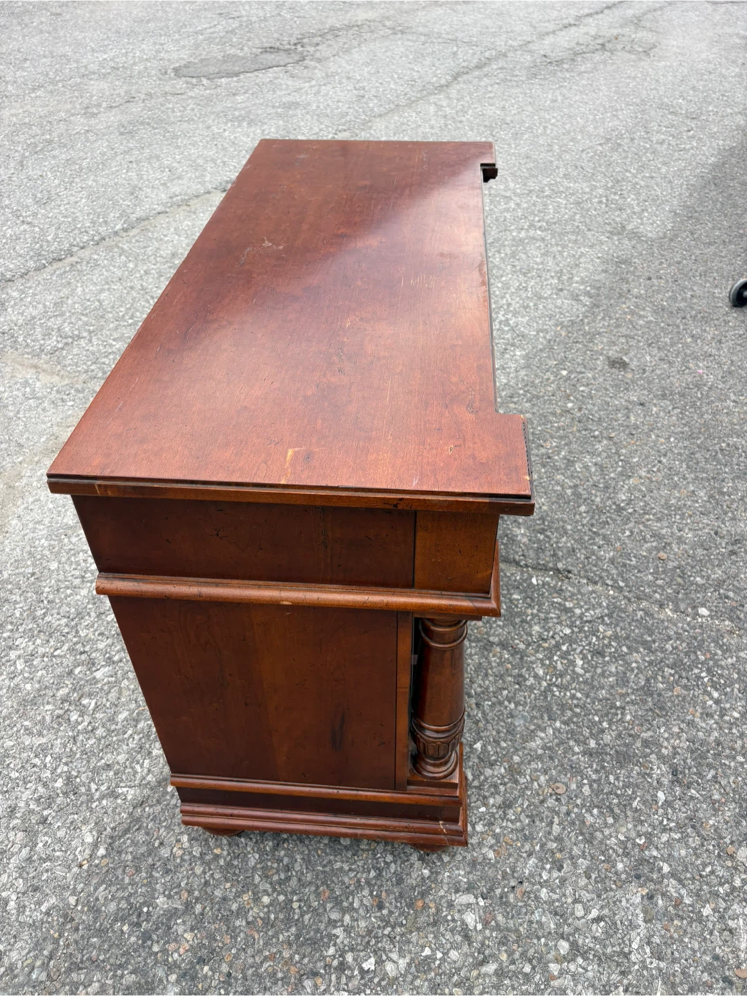 Free delivery used Vintage Style Wooden Three-Drawer Chest - photo 4