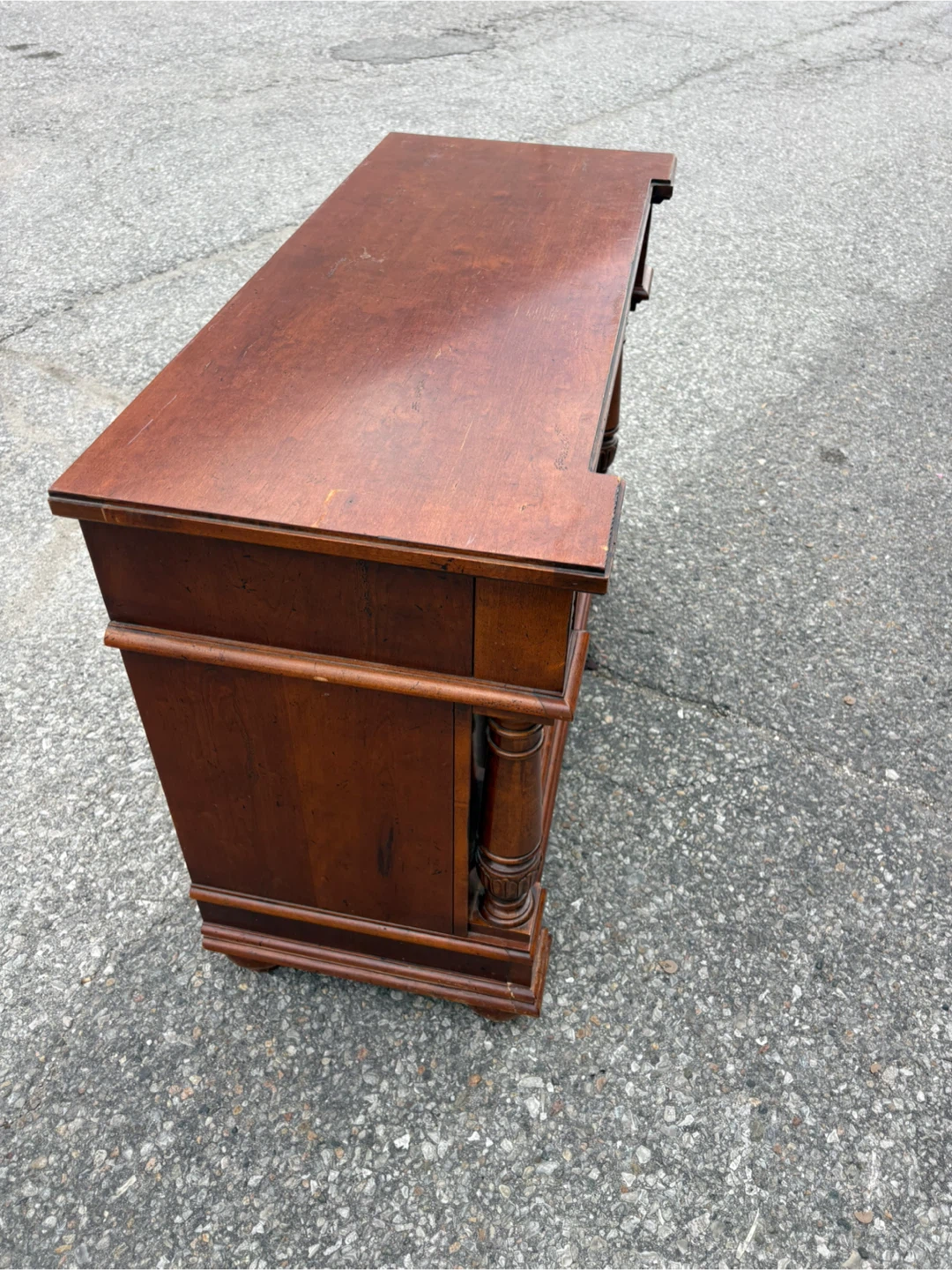 Free delivery used Vintage Style Wooden Three-Drawer Chest - photo 5