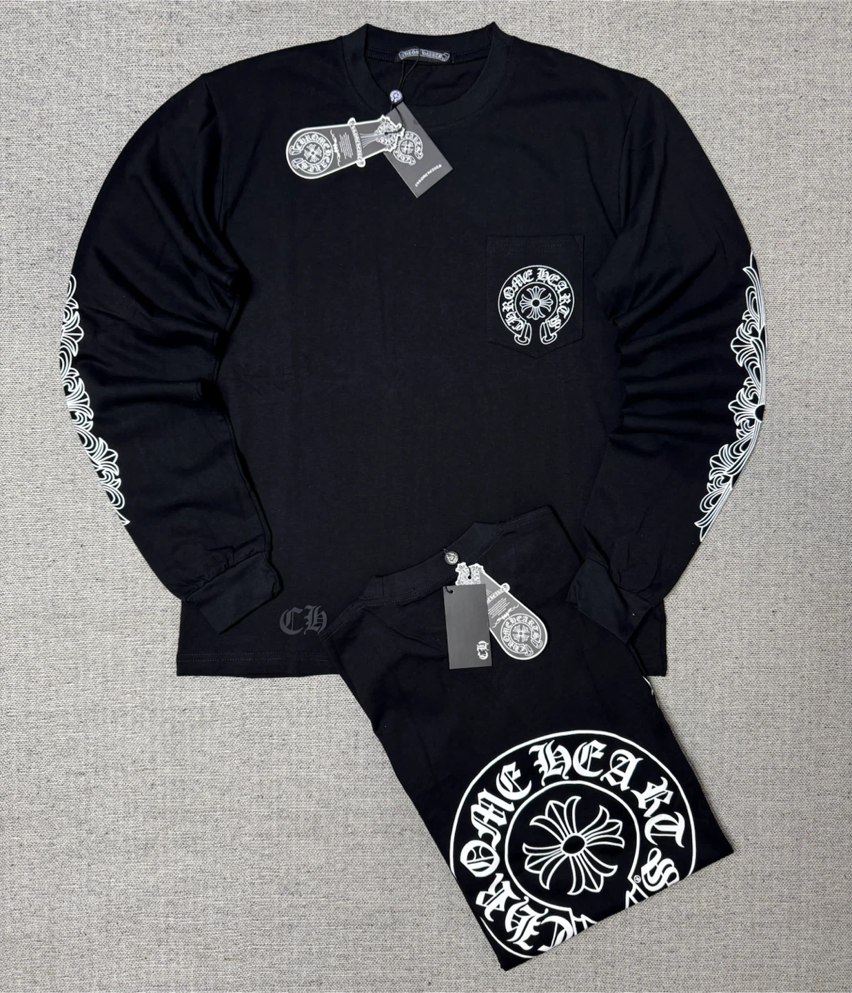 Chrome Hearts Long Sleeve Pocket T-Shirt