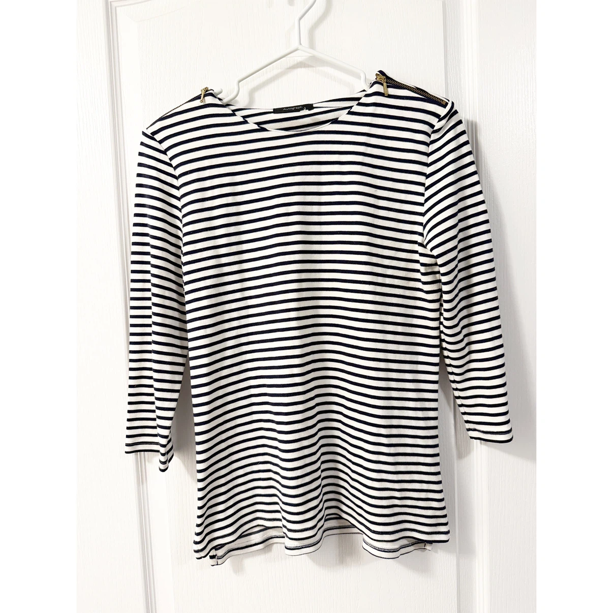Autograph Striped Long Sleeve Top