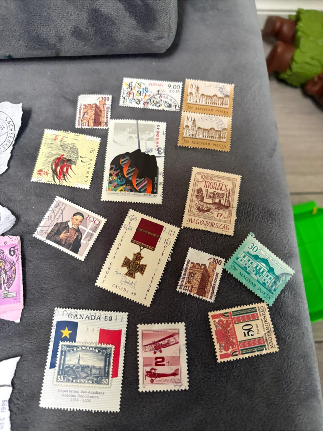 Collection of Assorted International Postage Stamps