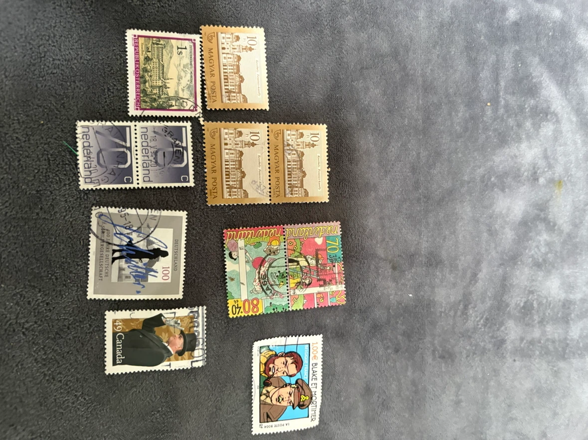 Collection of Assorted International Postage Stamps - photo 2