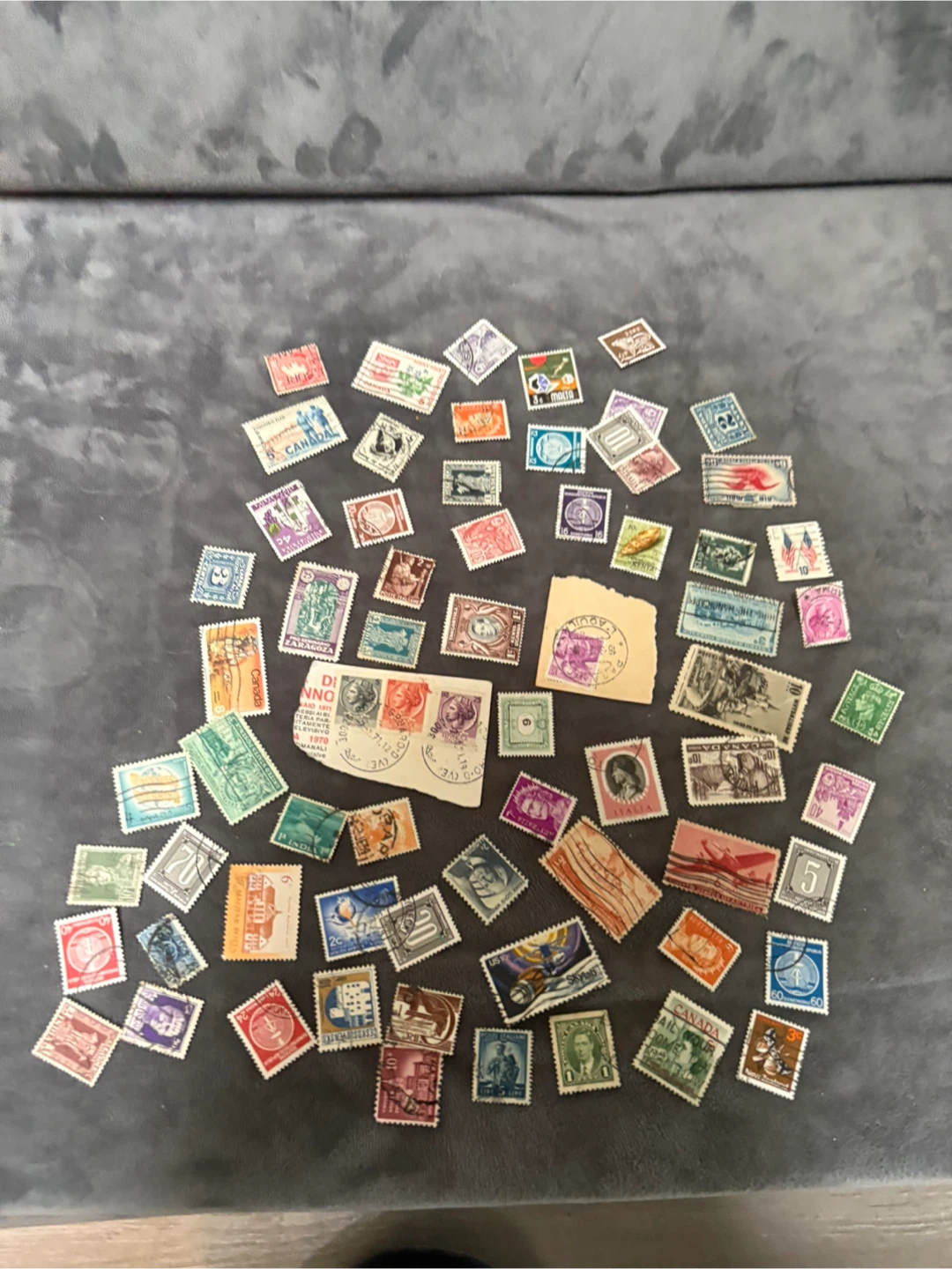Collection of Assorted International Postage Stamps - photo 3
