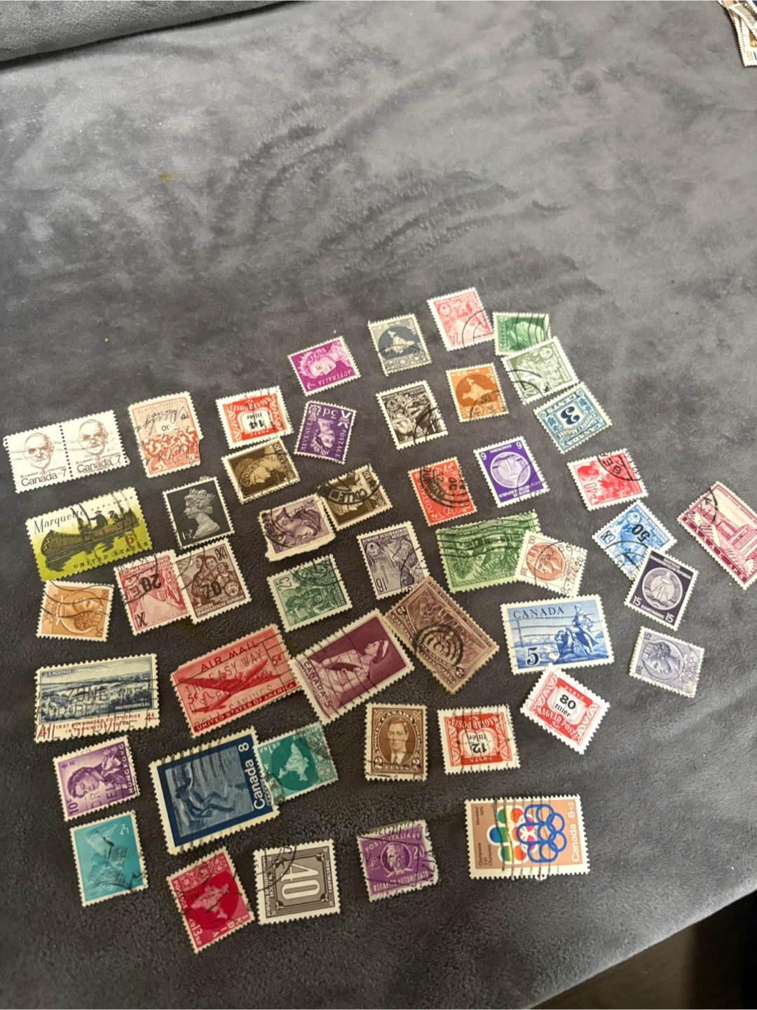 Collection of Assorted International Postage Stamps - photo 4