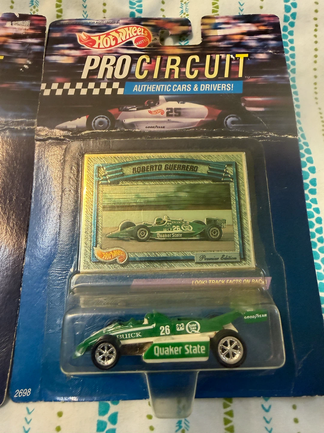 2 Vintage 1992 Hot Wheels Pro Circuit Die-Cast Cars - photo 3