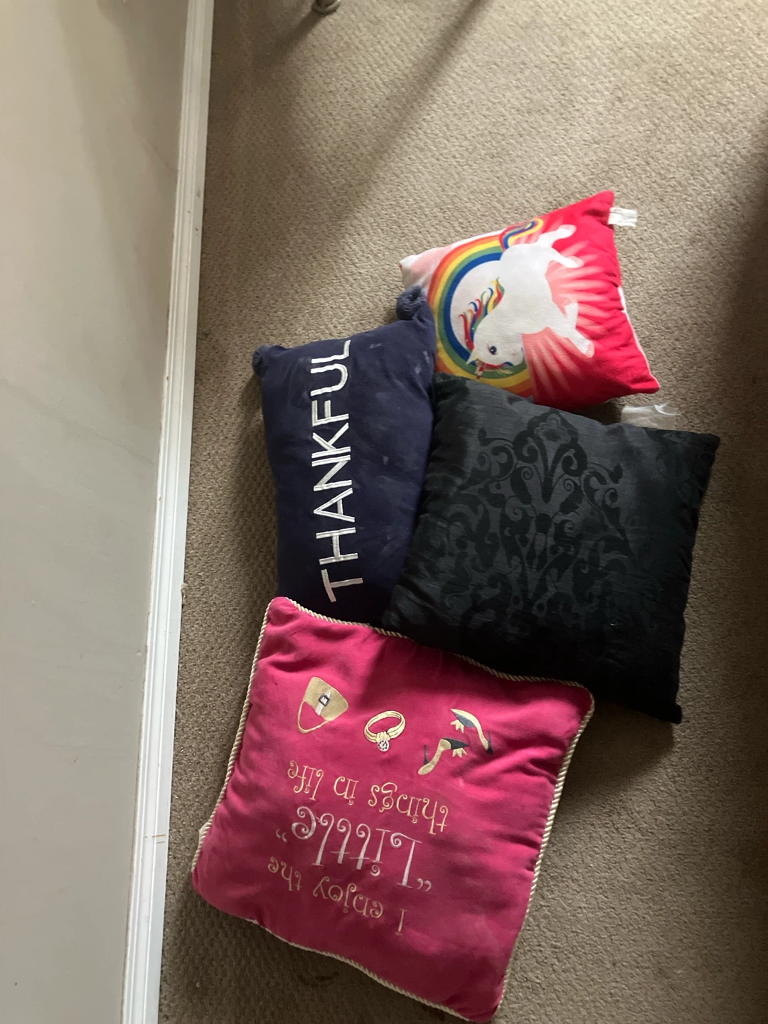 Set of 4 Decorative Throw Pillows