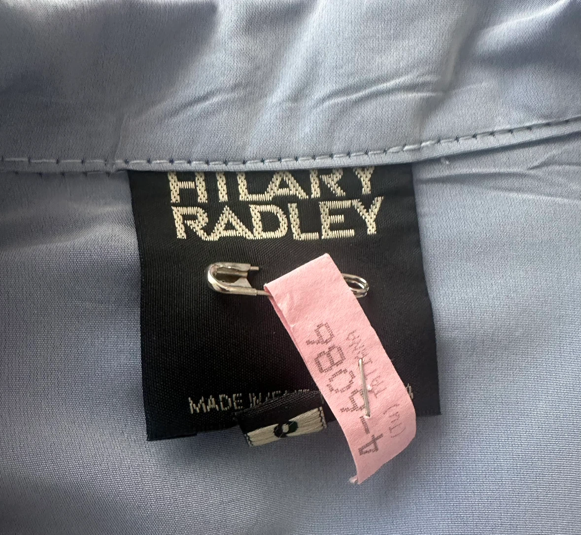 Hilary Radley Light Blue Trench Coat - photo 3