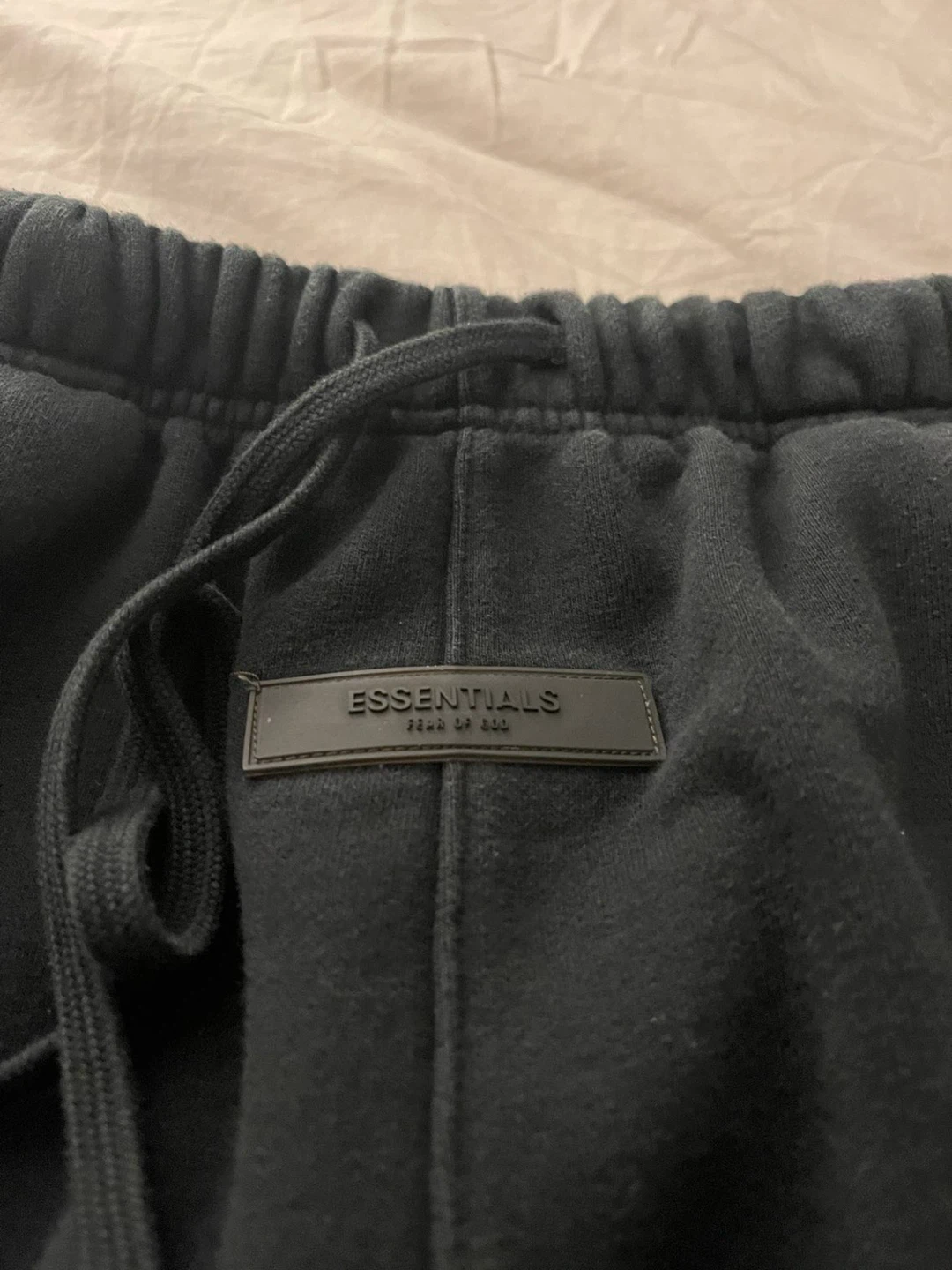 Essentials Fear of God Sweatpants Black - photo 4