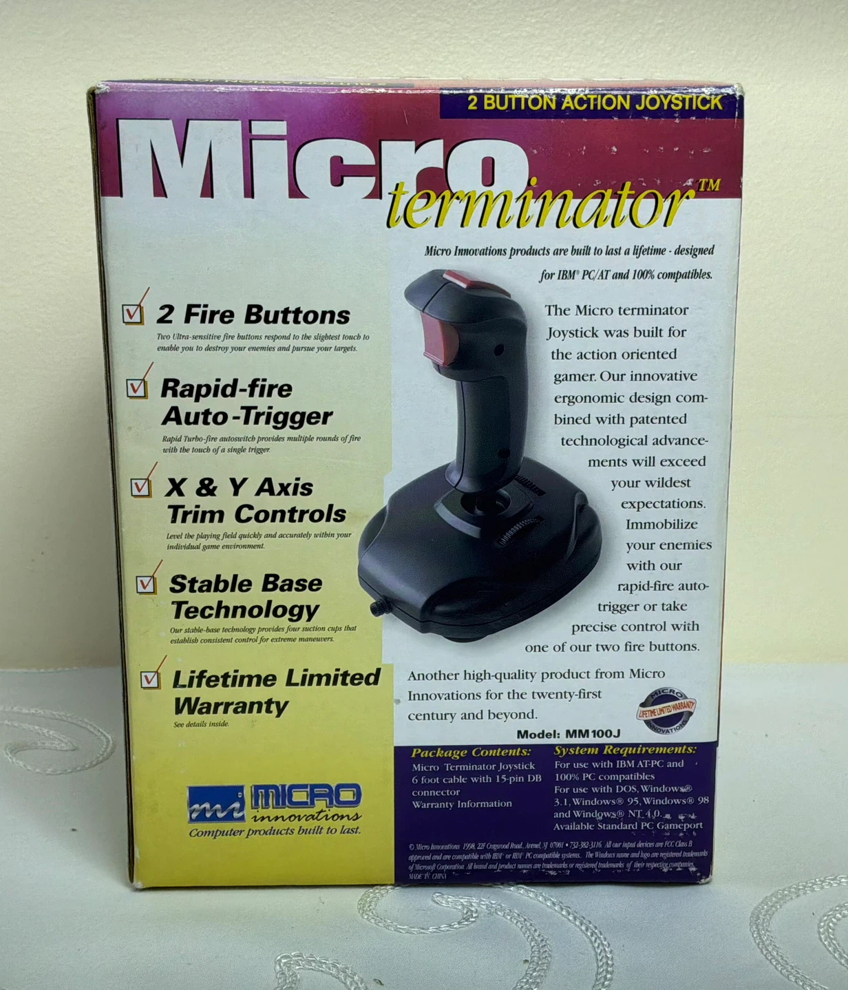Micro Innovations Micro Terminator 2 Button Action Joystick - photo 2