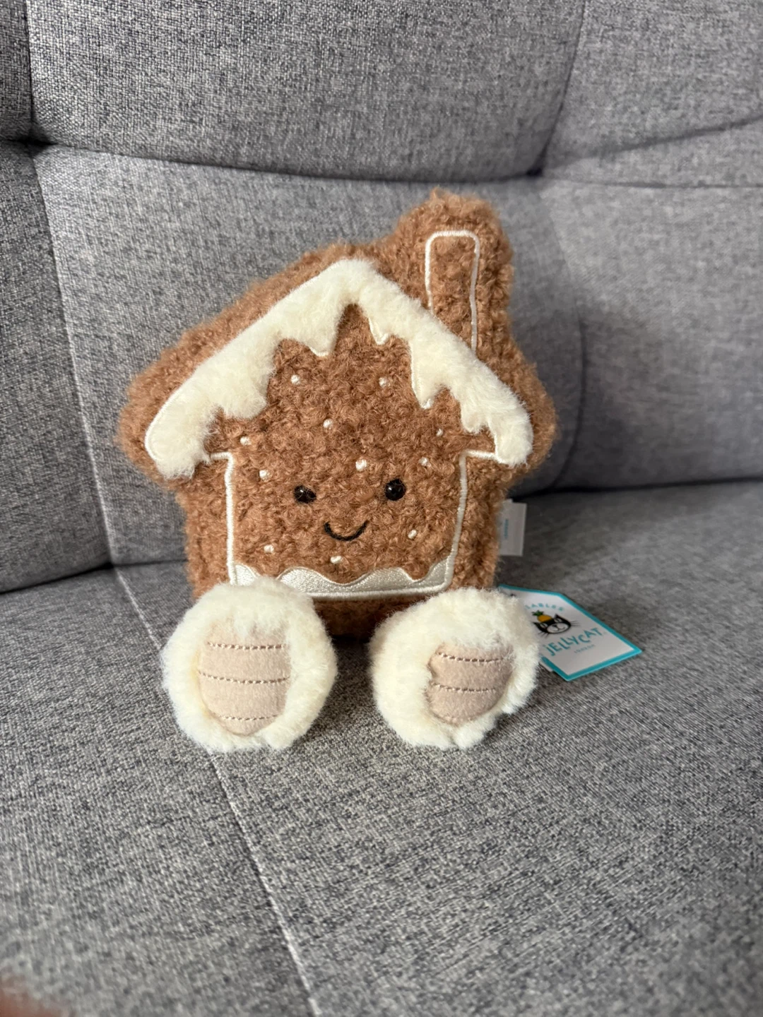 Jellycat Amuseables Gingerbread House Plush