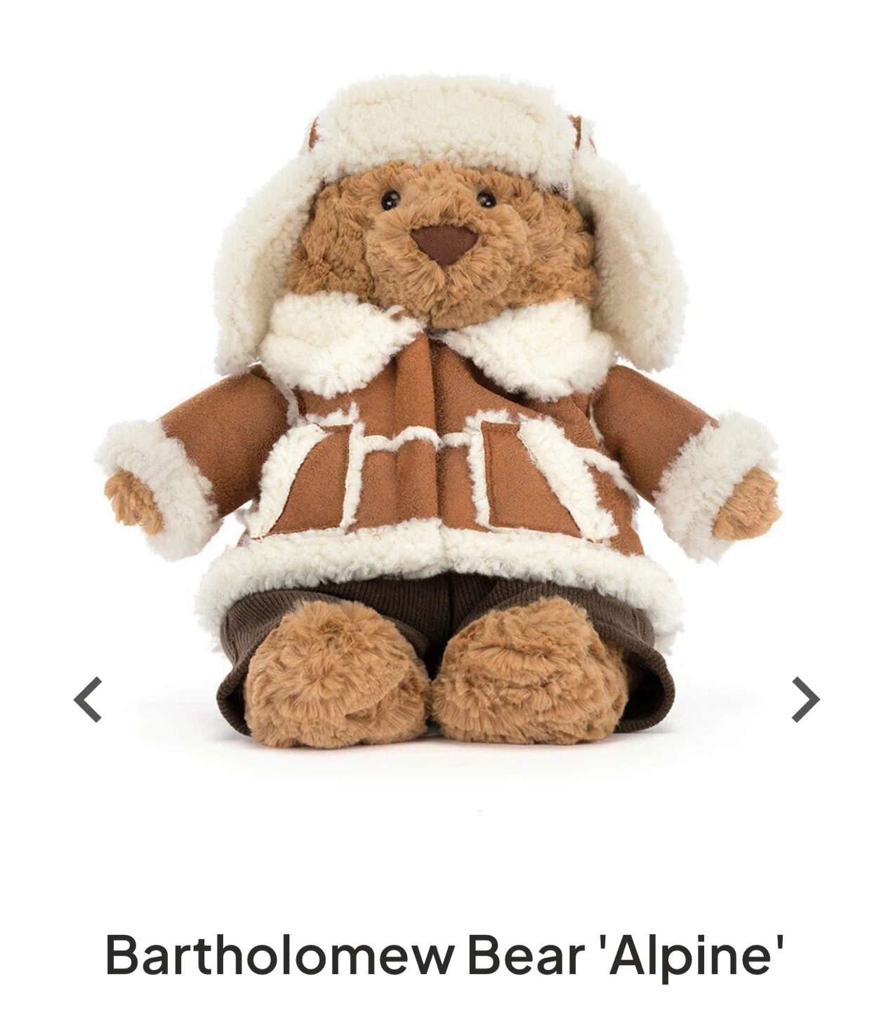 Jellycat Bartholomew Bear Alpine - photo 2