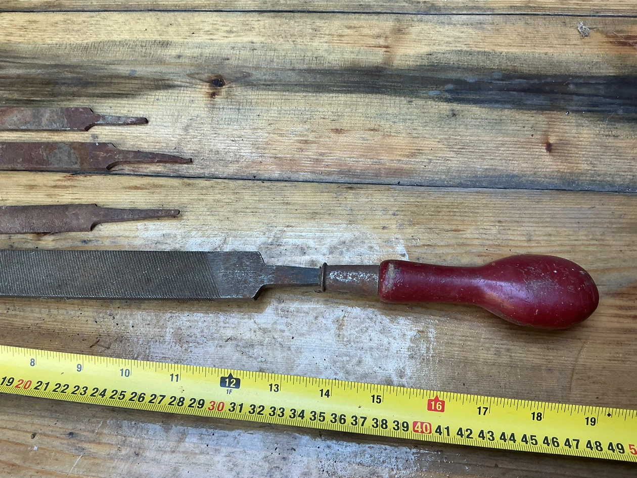 Set of 4 Vintage Metal Files ! - photo 3