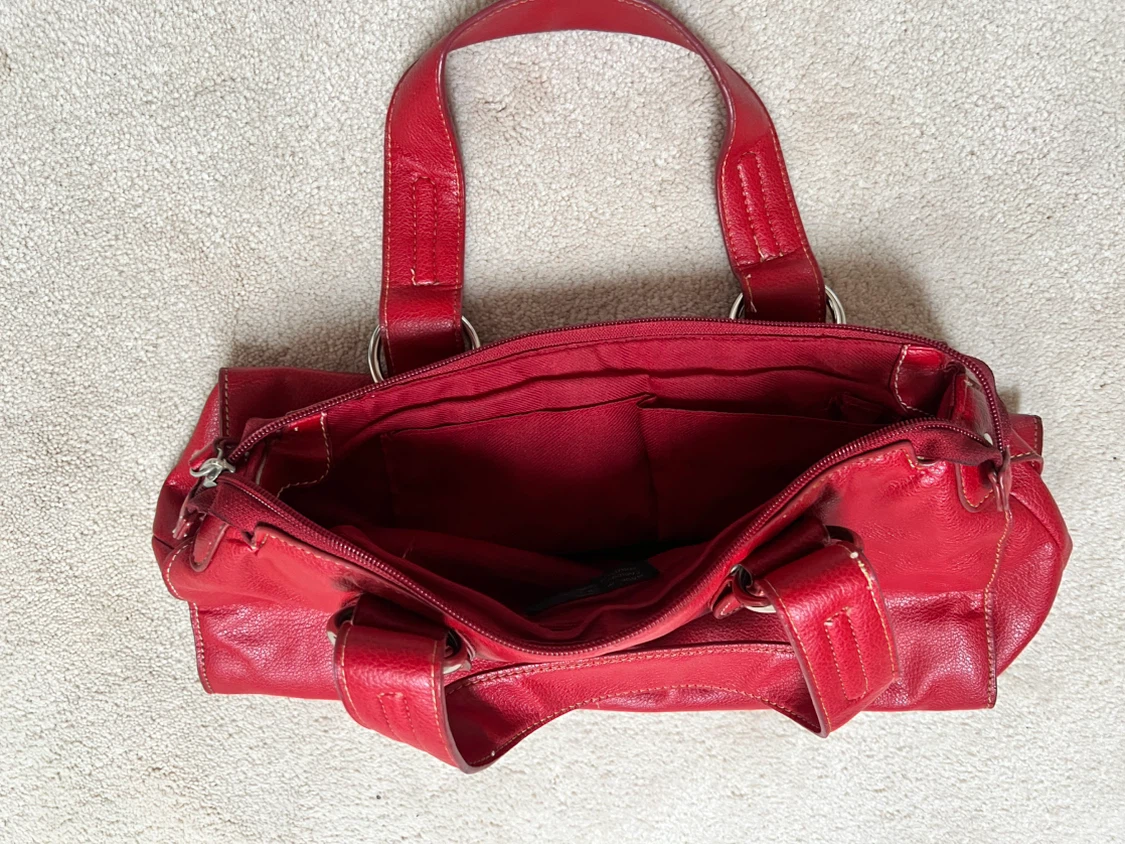 Red Leather Handbag - photo 2