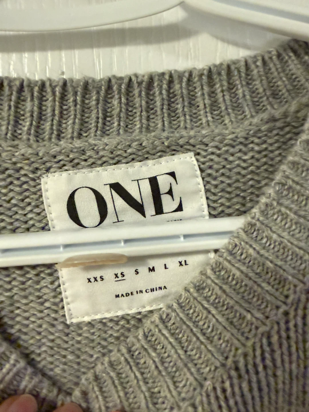 ONE by One Teaspoon Grey Knit Sweater - photo 3