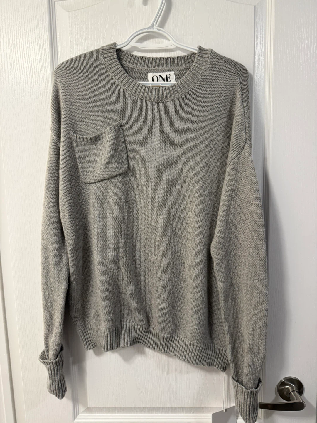 ONE by One Teaspoon Grey Knit Sweater