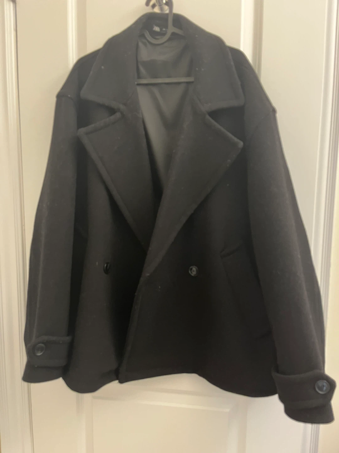 Zara coat black