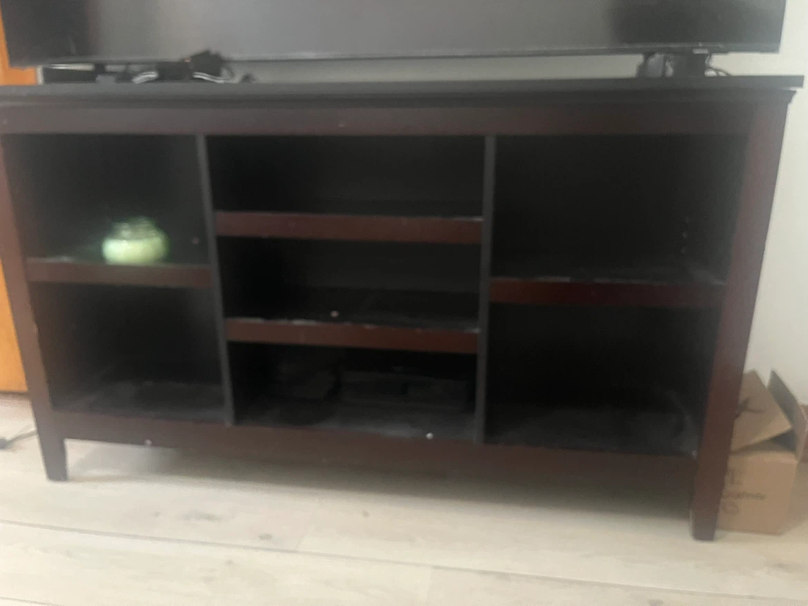 Dark Brown TV Media Console Stand