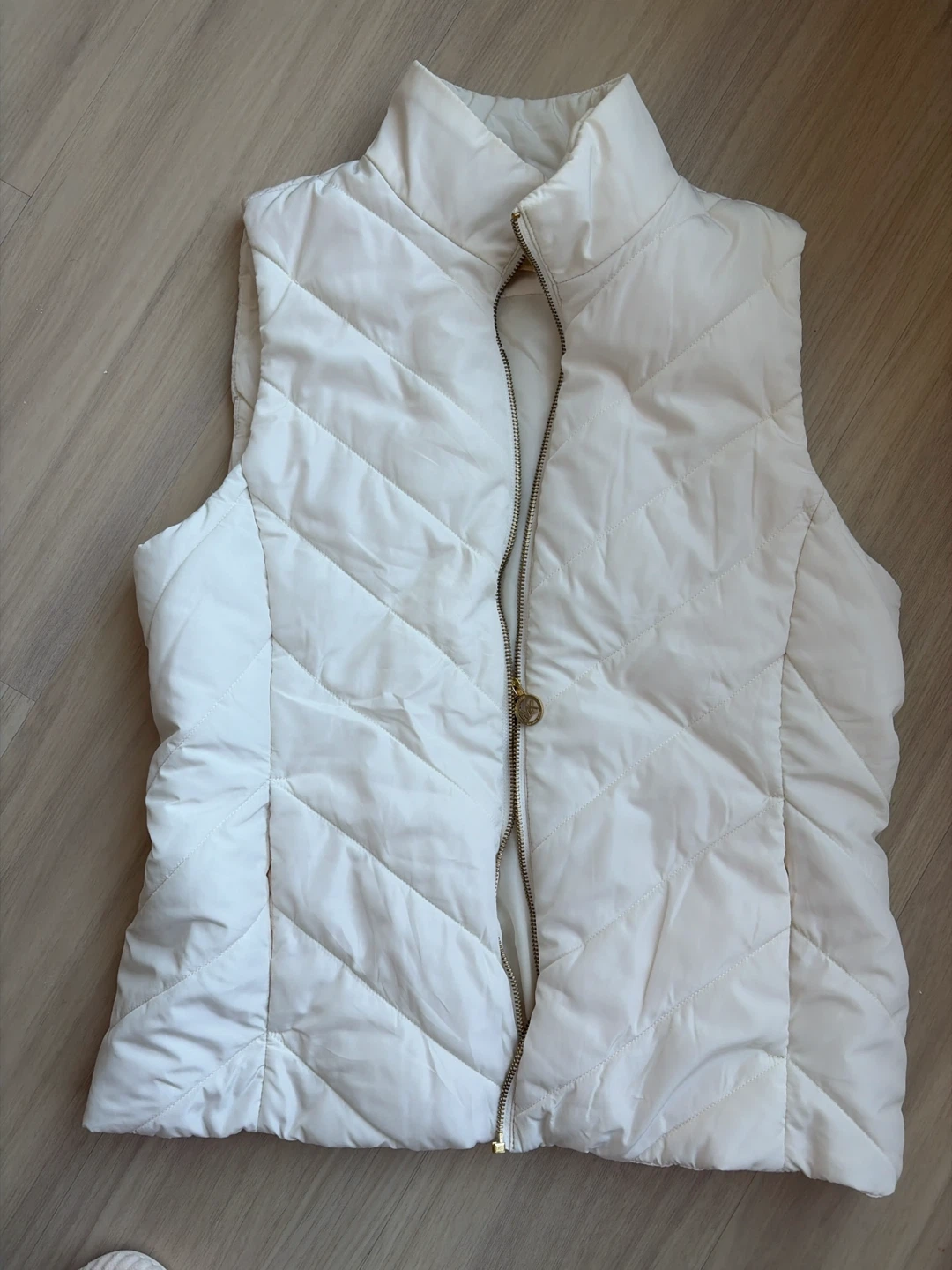 Michael Kors Puffer Vest White