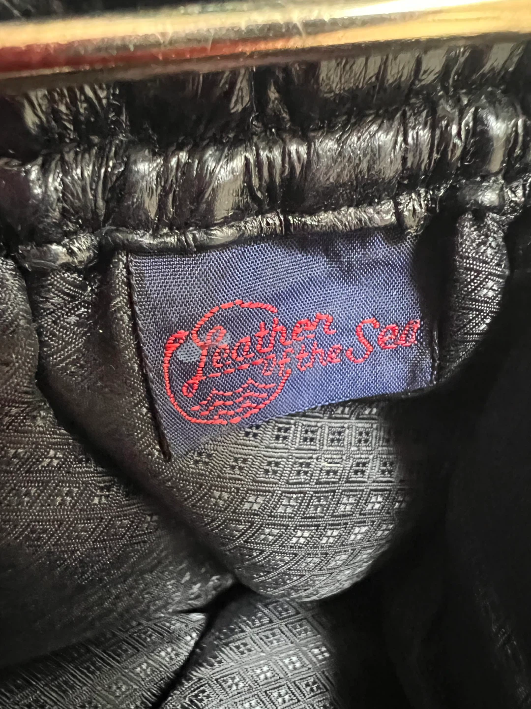 Leather of the Sea Black Crossbody Bag - photo 2