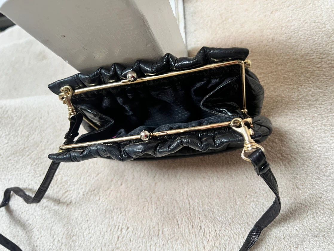 Leather of the Sea Black Crossbody Bag - photo 3