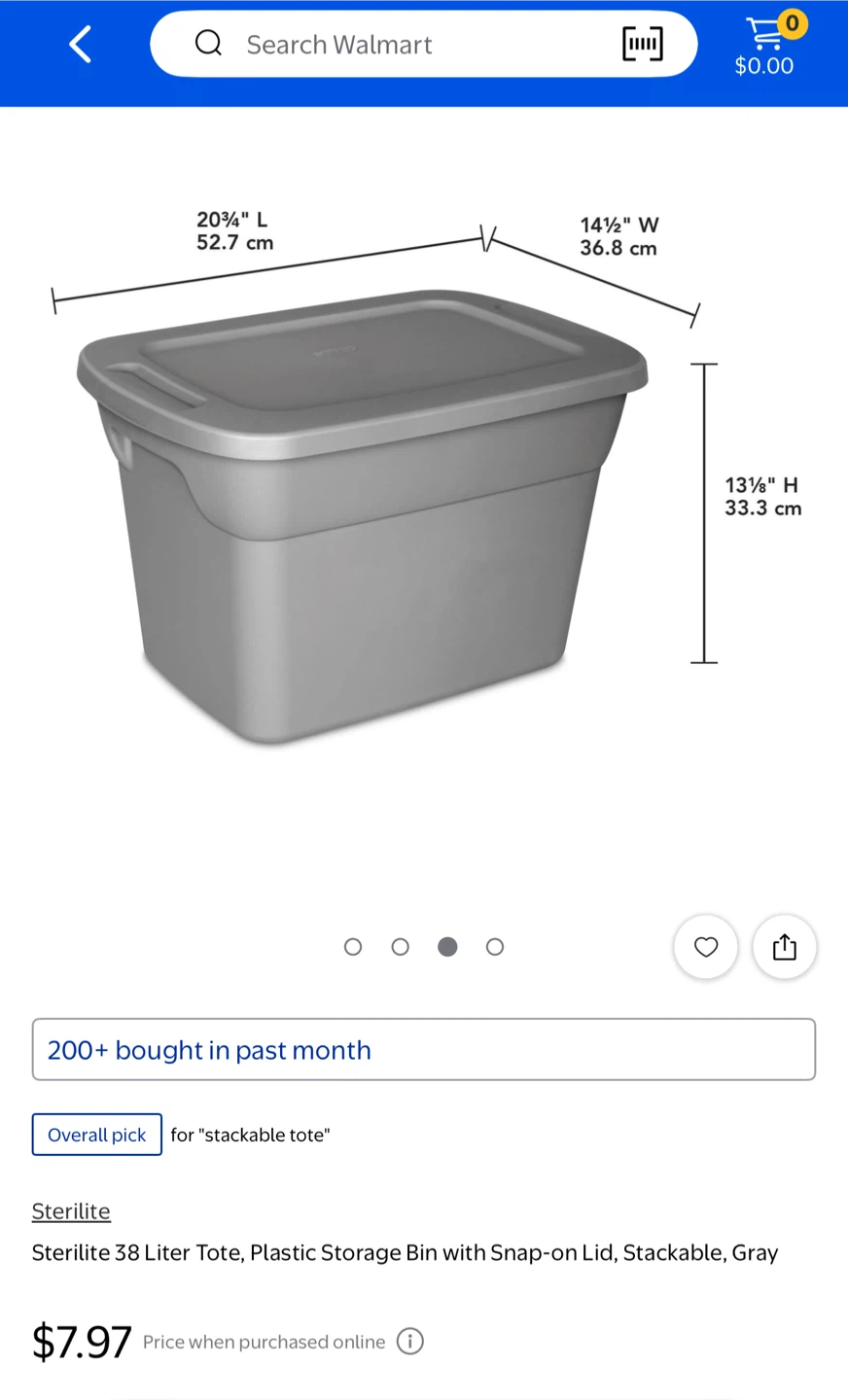 Bundle - 3 Storage Bins - Sterilite and Type A - photo 4