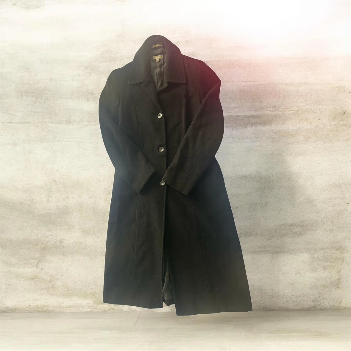 Biba Black Long Wool Coat - photo 3