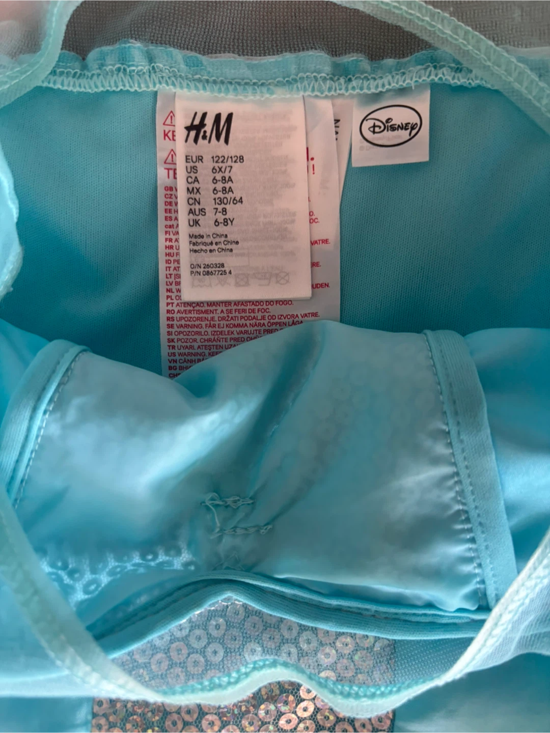 H&M Disney Elsa Costume Dress - photo 3