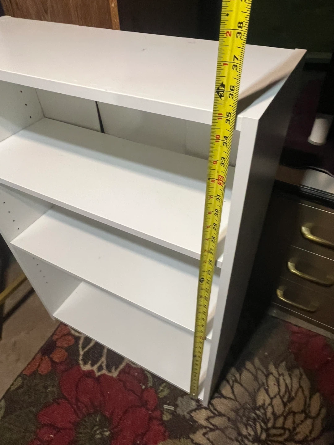 White 3-Shelf Bookcase