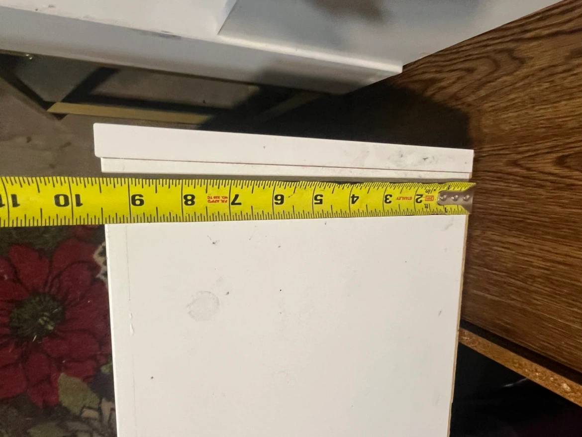 White 3-Shelf Bookcase - photo 3