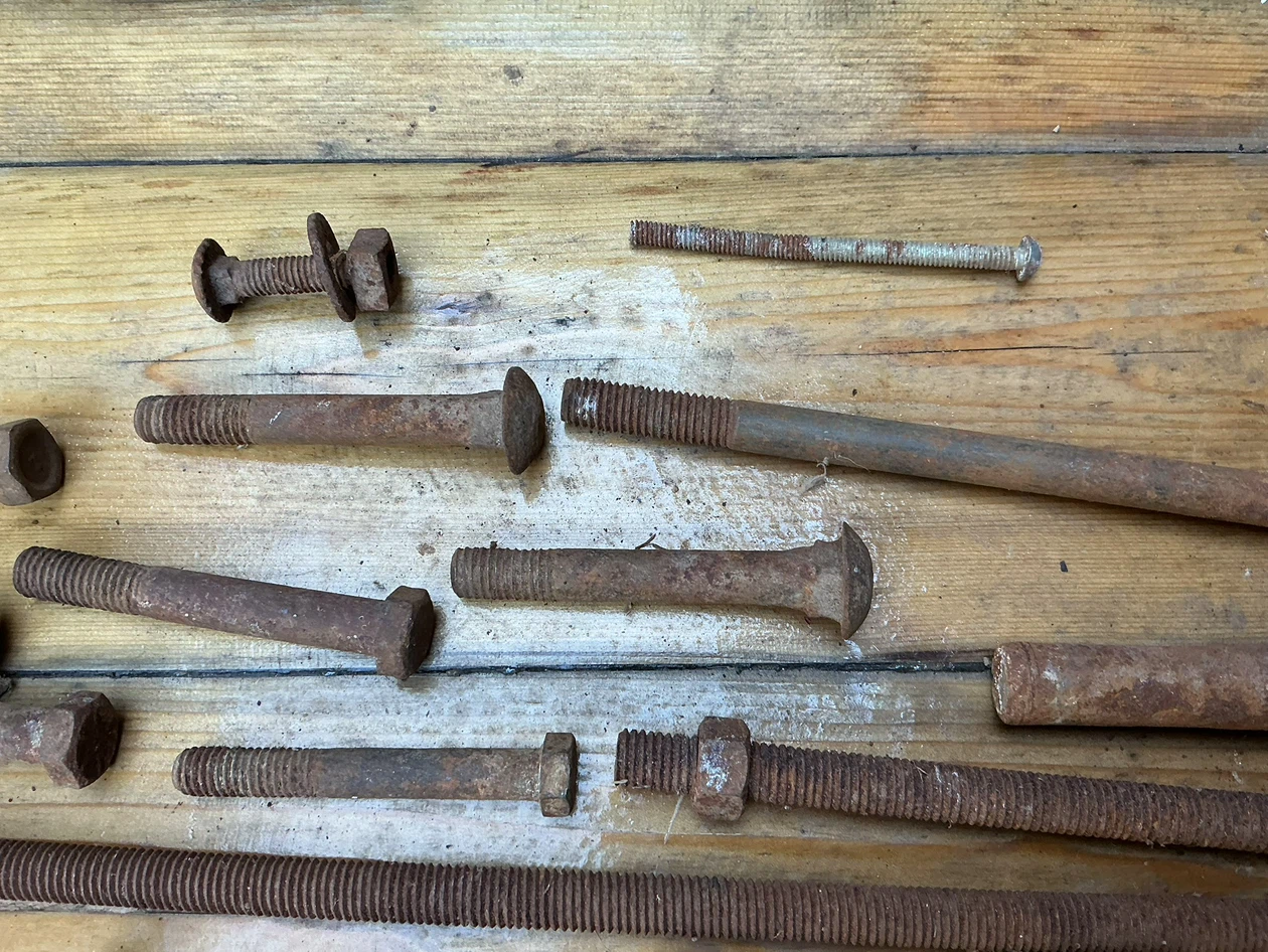 Assorted Vintage Hardware Bolts and Fasteners - photo 5