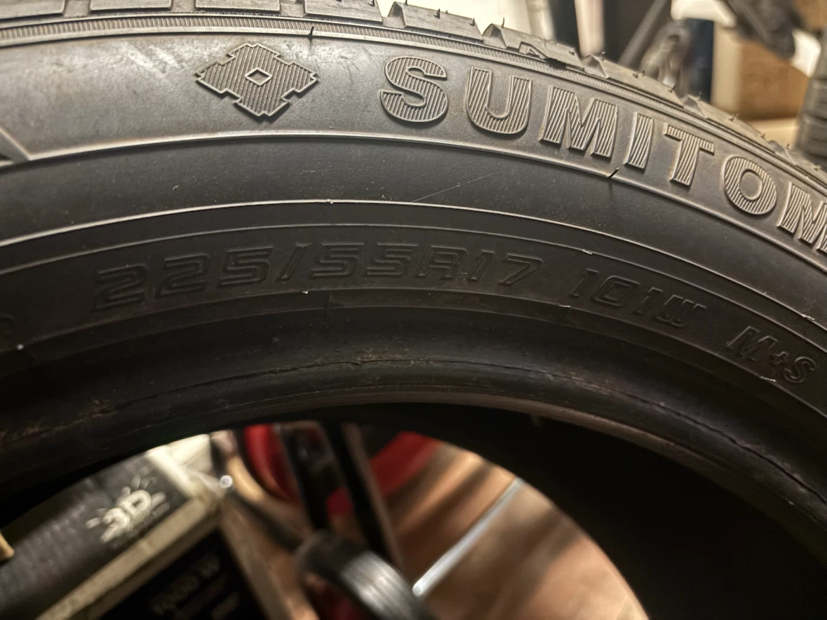 Sumitomo 225/55R17 Tires - photo 5
