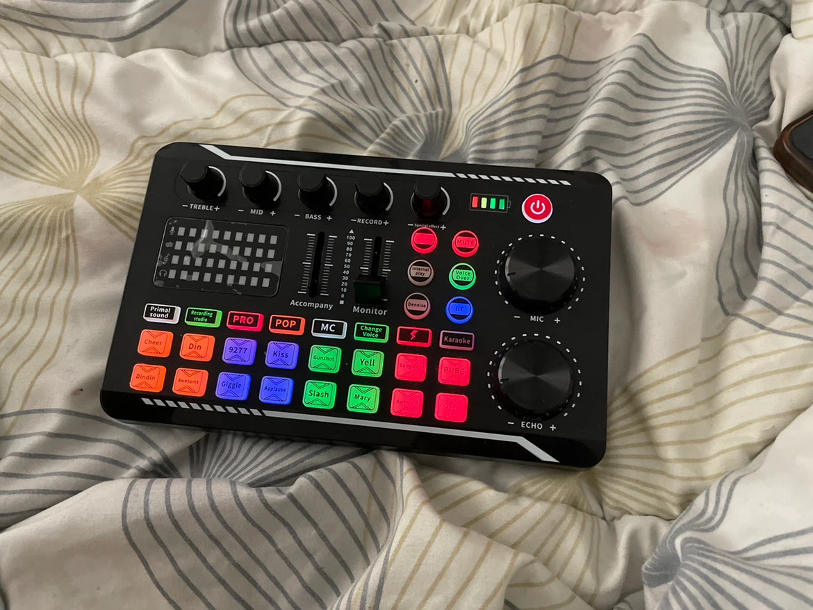 Portable Audio Sound Card Mixer - photo 2