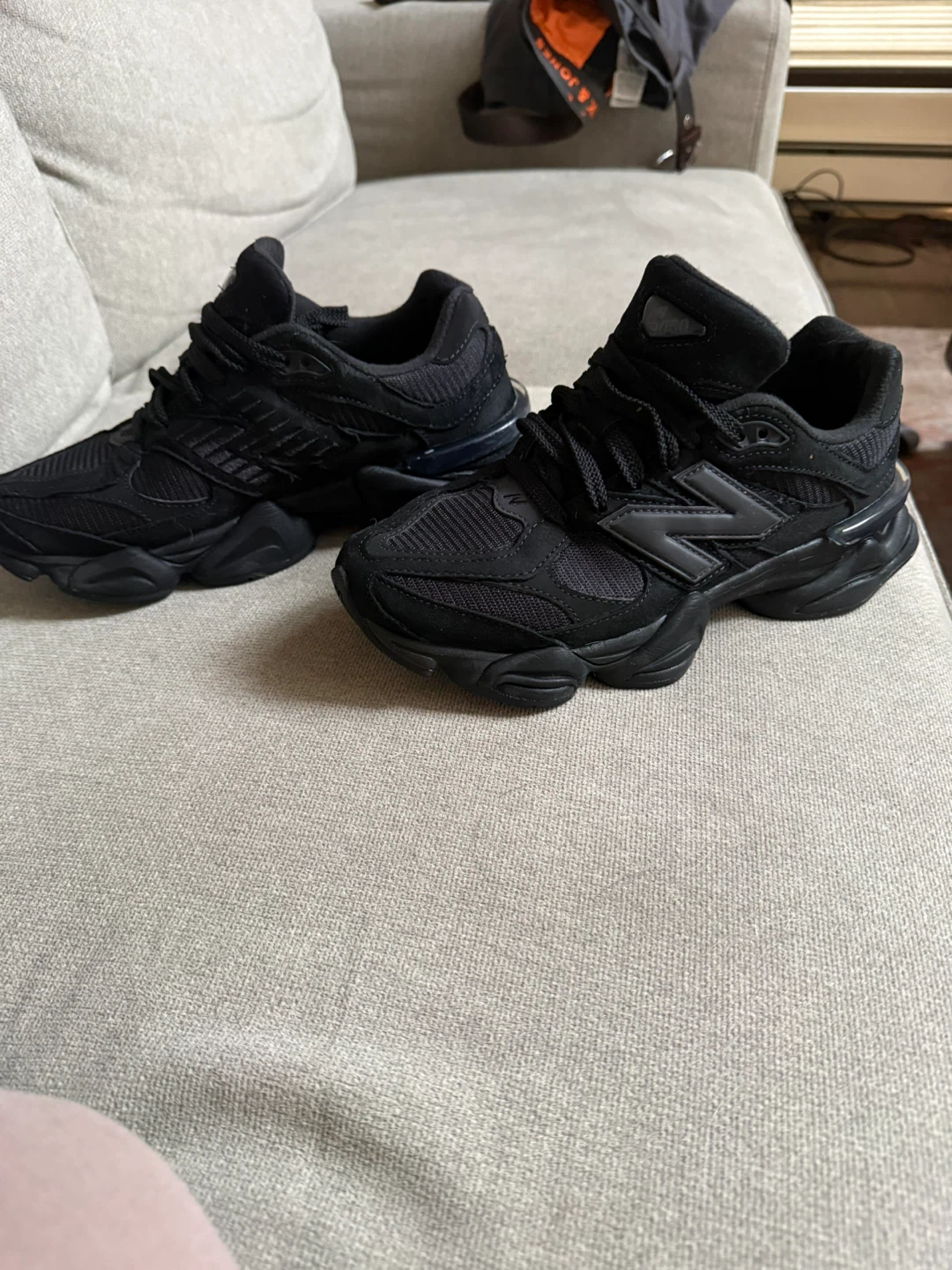 New Balance 9060 Triple Black Sneakers - photo 5