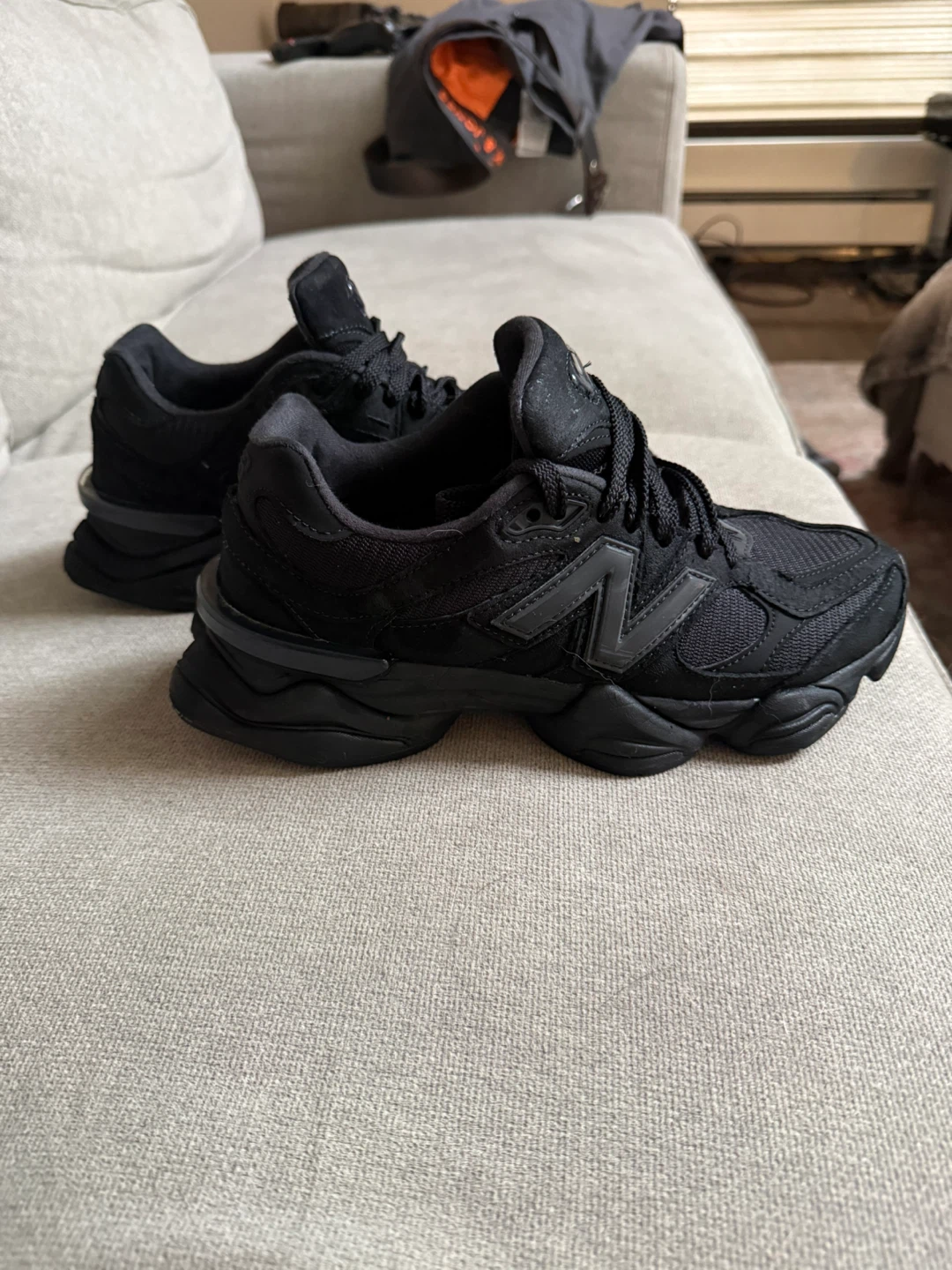 New Balance 9060 Triple Black Sneakers