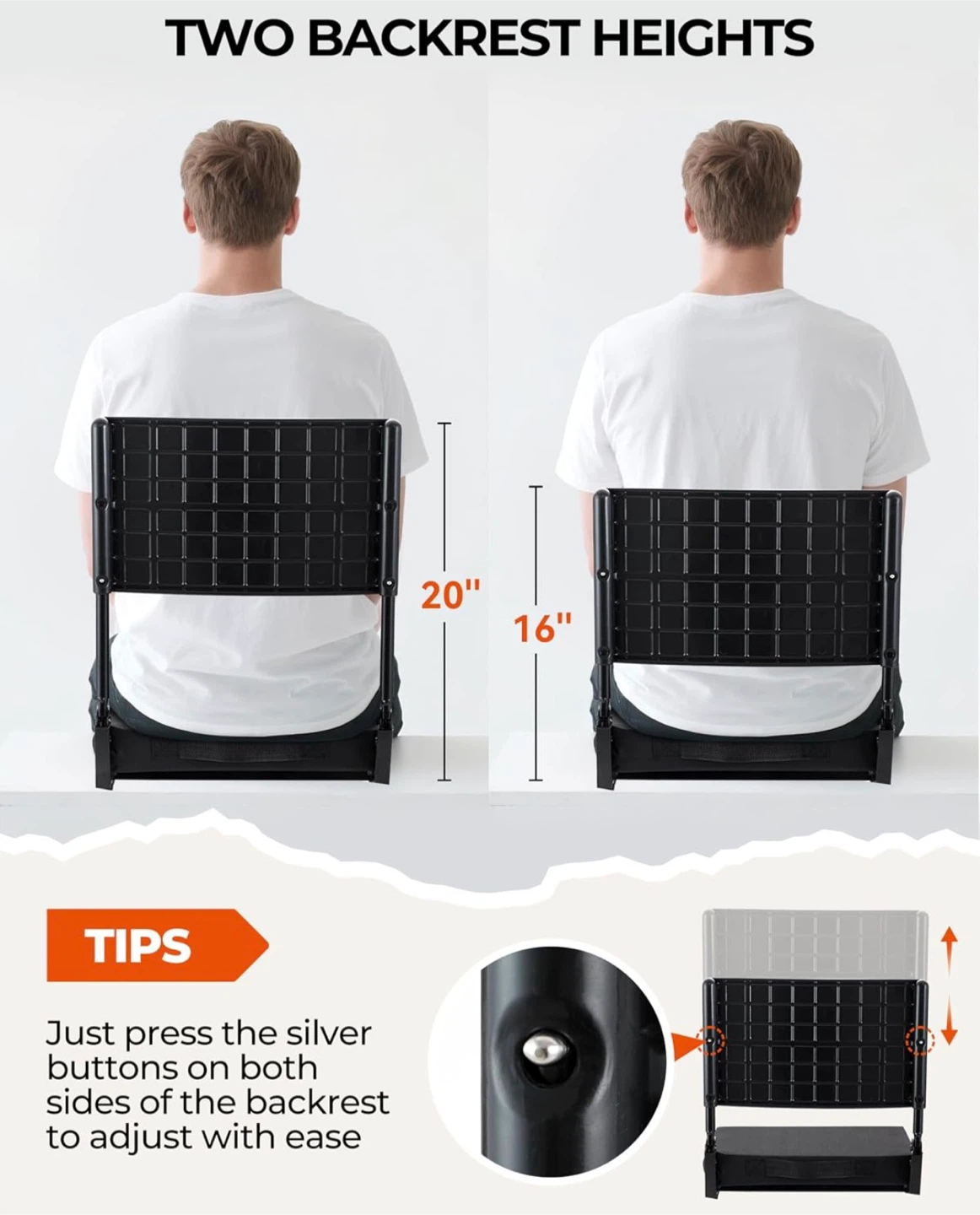Sportneer Portable Folding Stadium Seat - photo 3