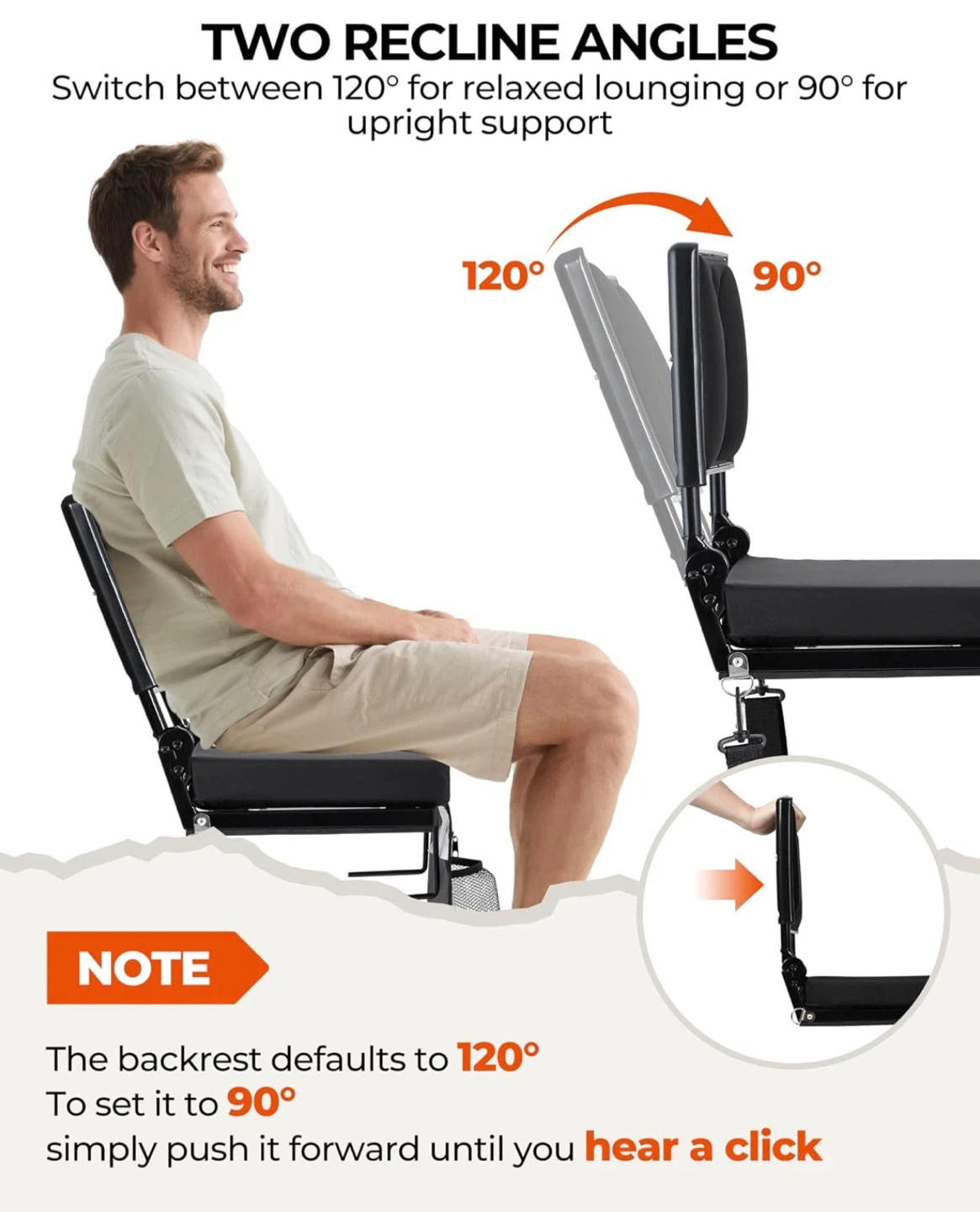 Sportneer Portable Folding Stadium Seat - photo 5