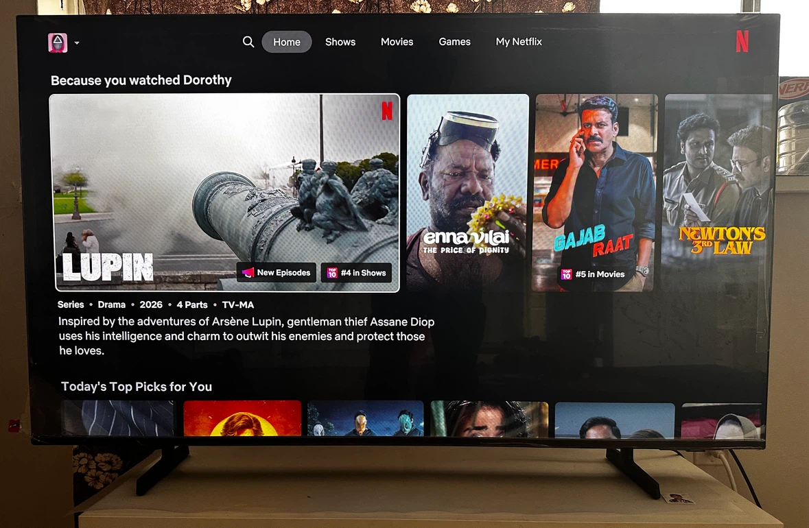 Samsung 50-inch Crystal UHD 4K Smart TV