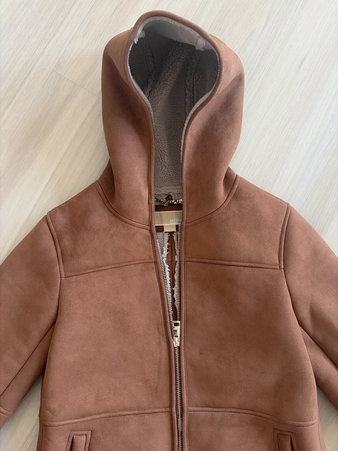 Michael Michael Kors Faux Suede Hooded Coat - photo 2