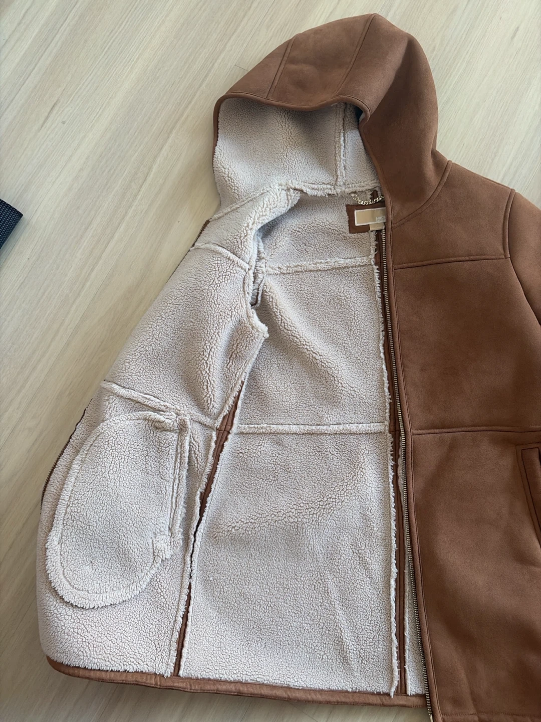 Michael Michael Kors Faux Suede Hooded Coat - photo 3