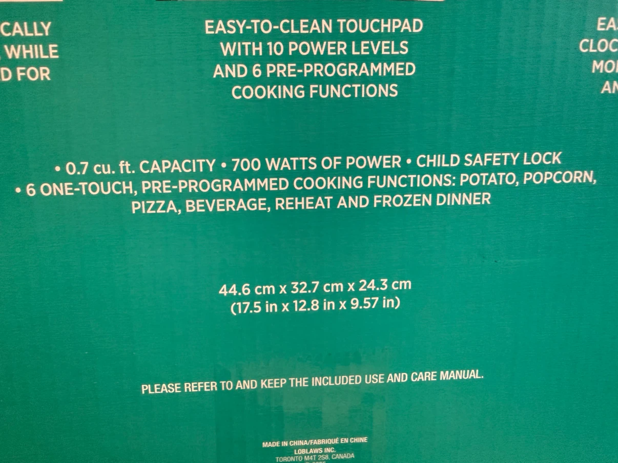 Everyday Essentials 0.7 cu. ft. Microwave - photo 2