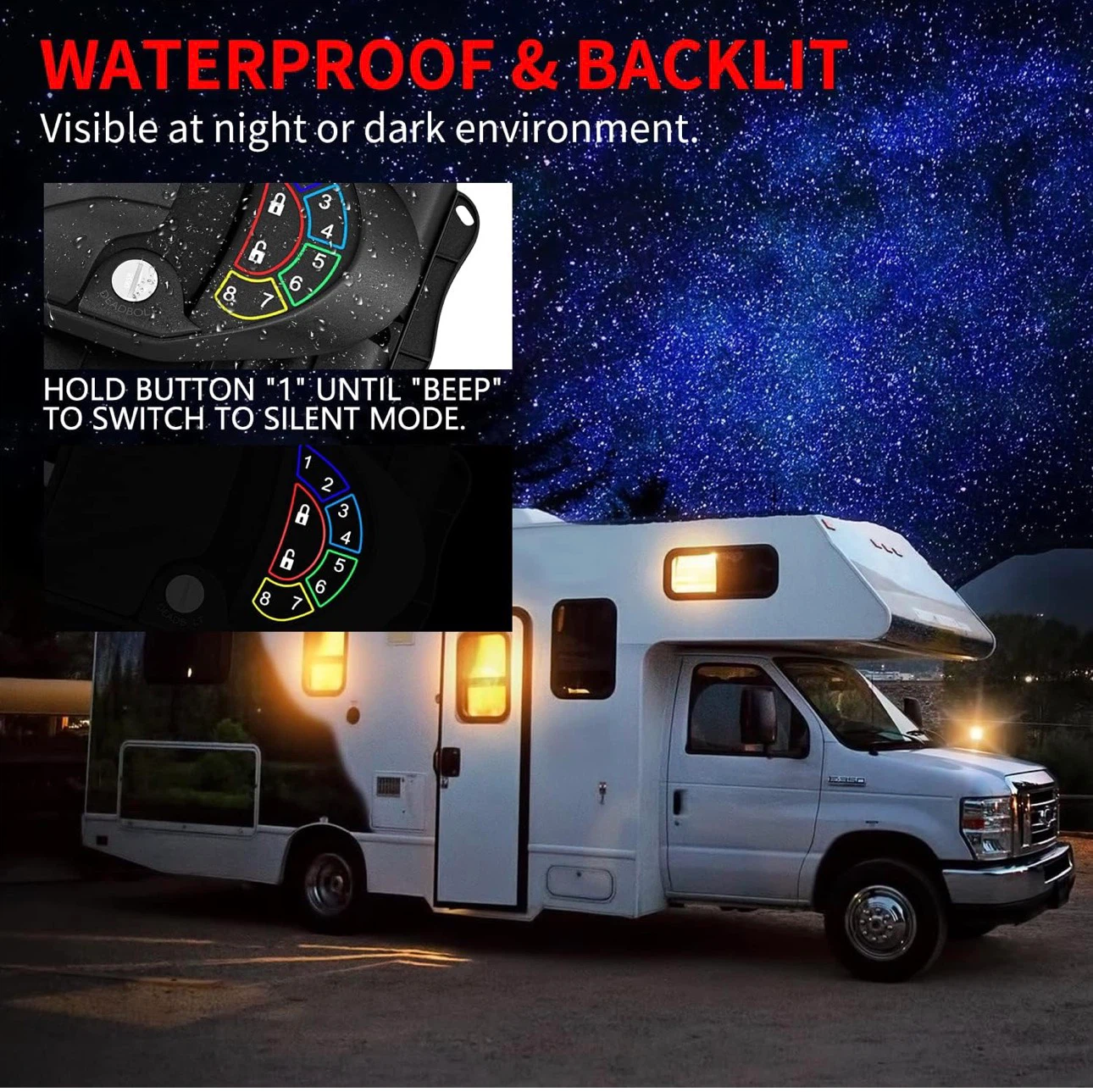 DaierTek RV Keyless Entry Door Lock - photo 3