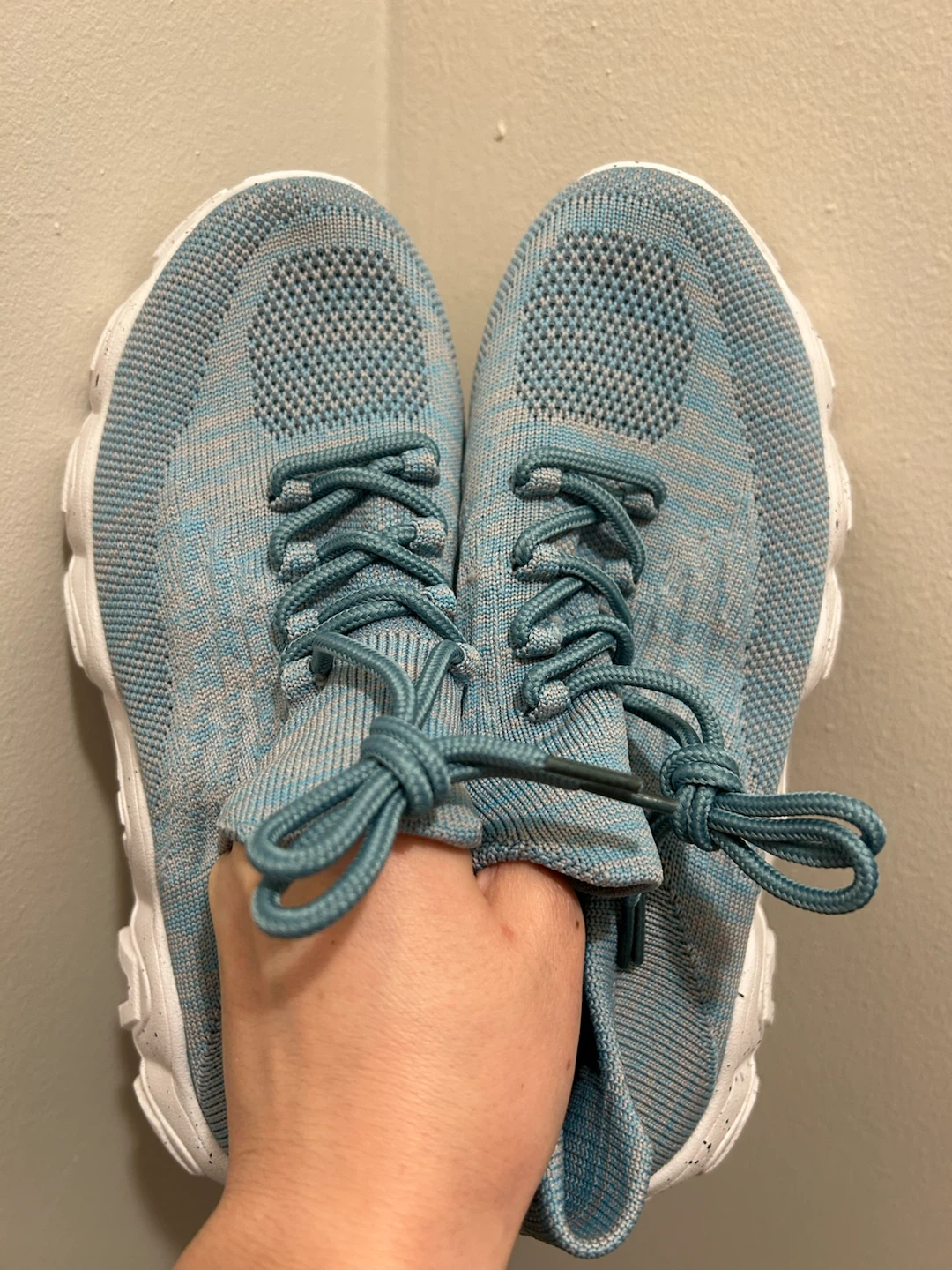 Brand New Women’s Knit Sneakers - Blue (Size US 7.5 / EU 38) - photo 3