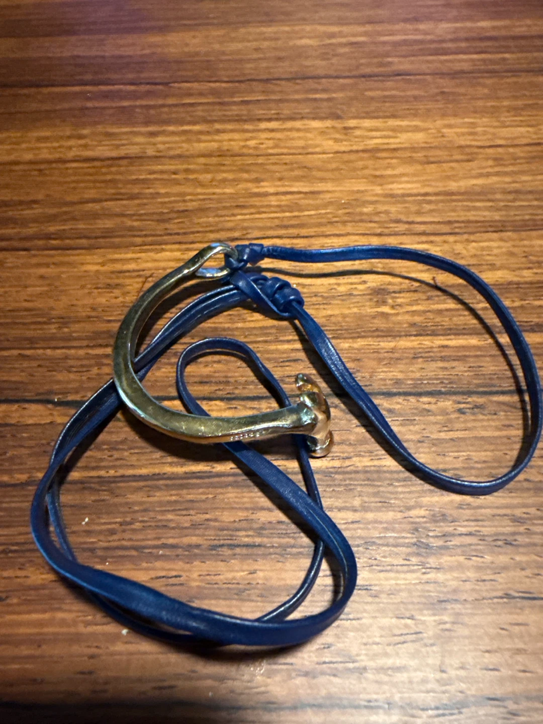 Tods Hammer Leather Bracelet - photo 3