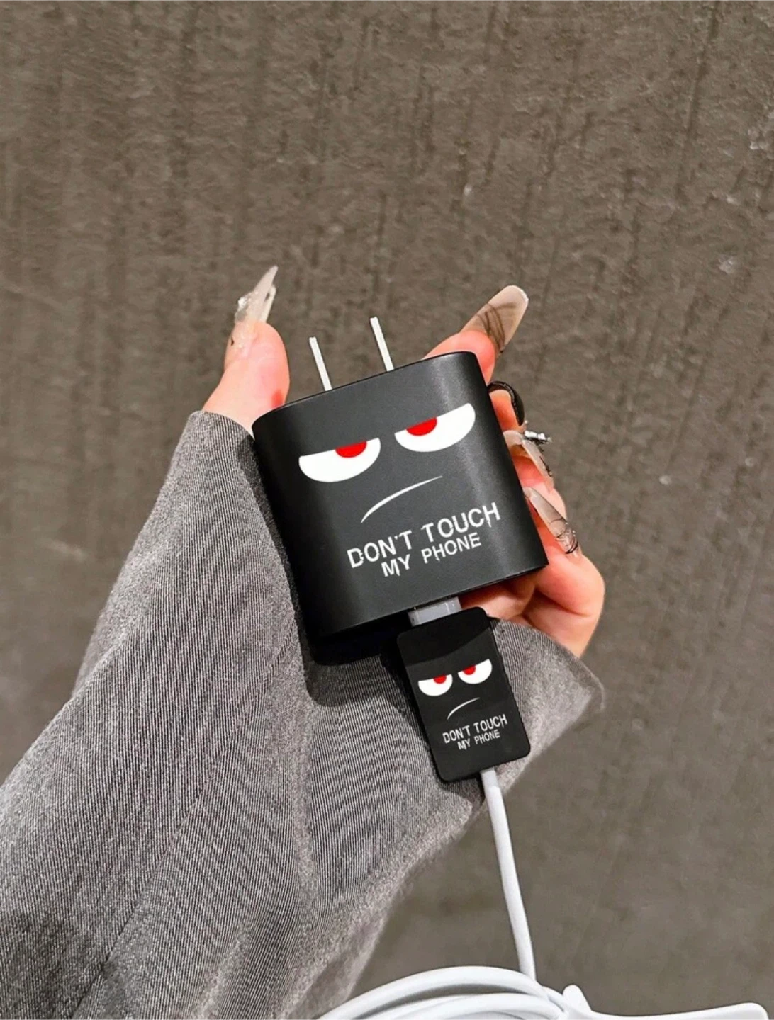 Don't Touch My Phone Wall Accessory for Cable & Charger