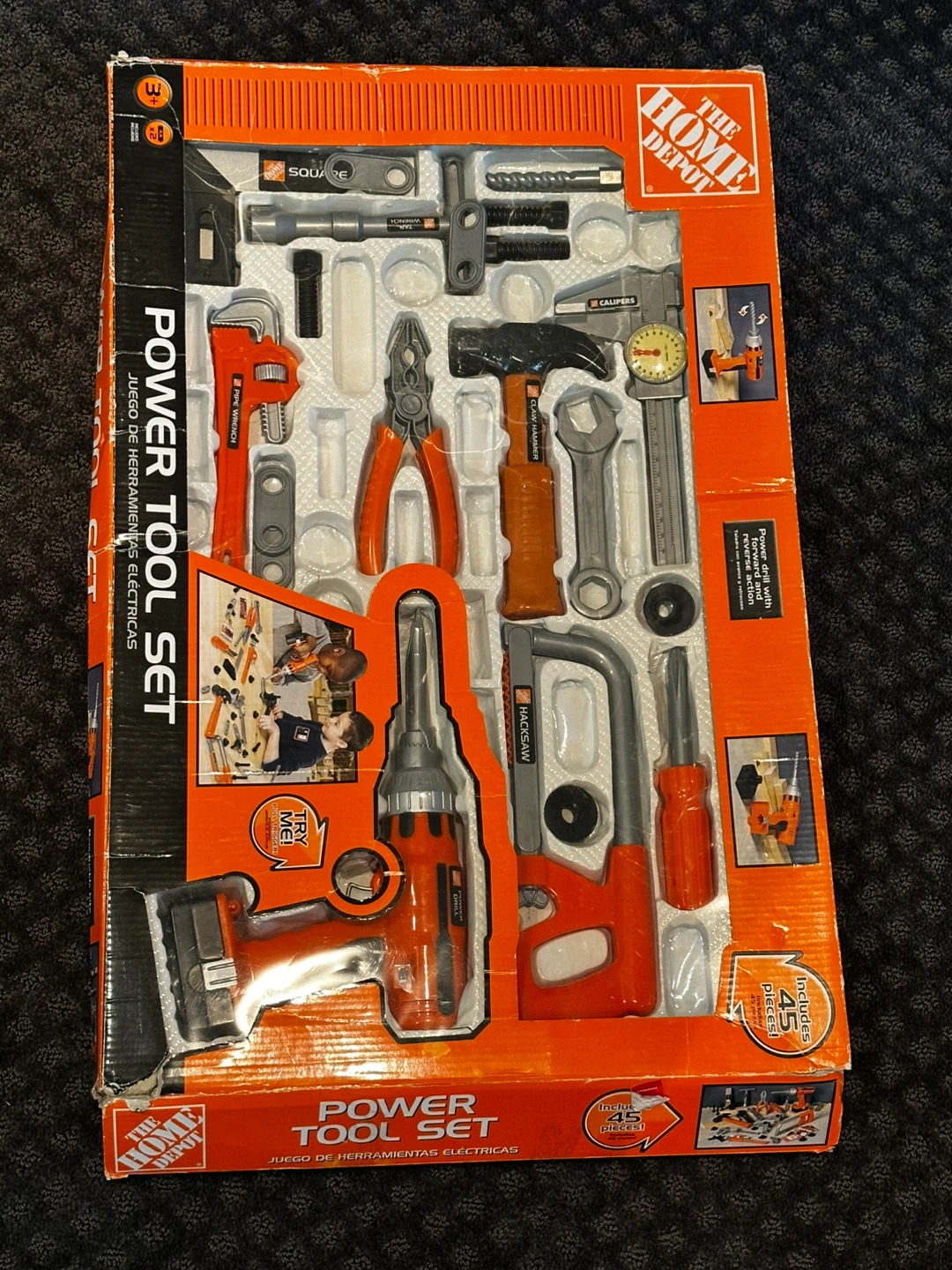 The Home Depot Power Tool Set 45 Pieces